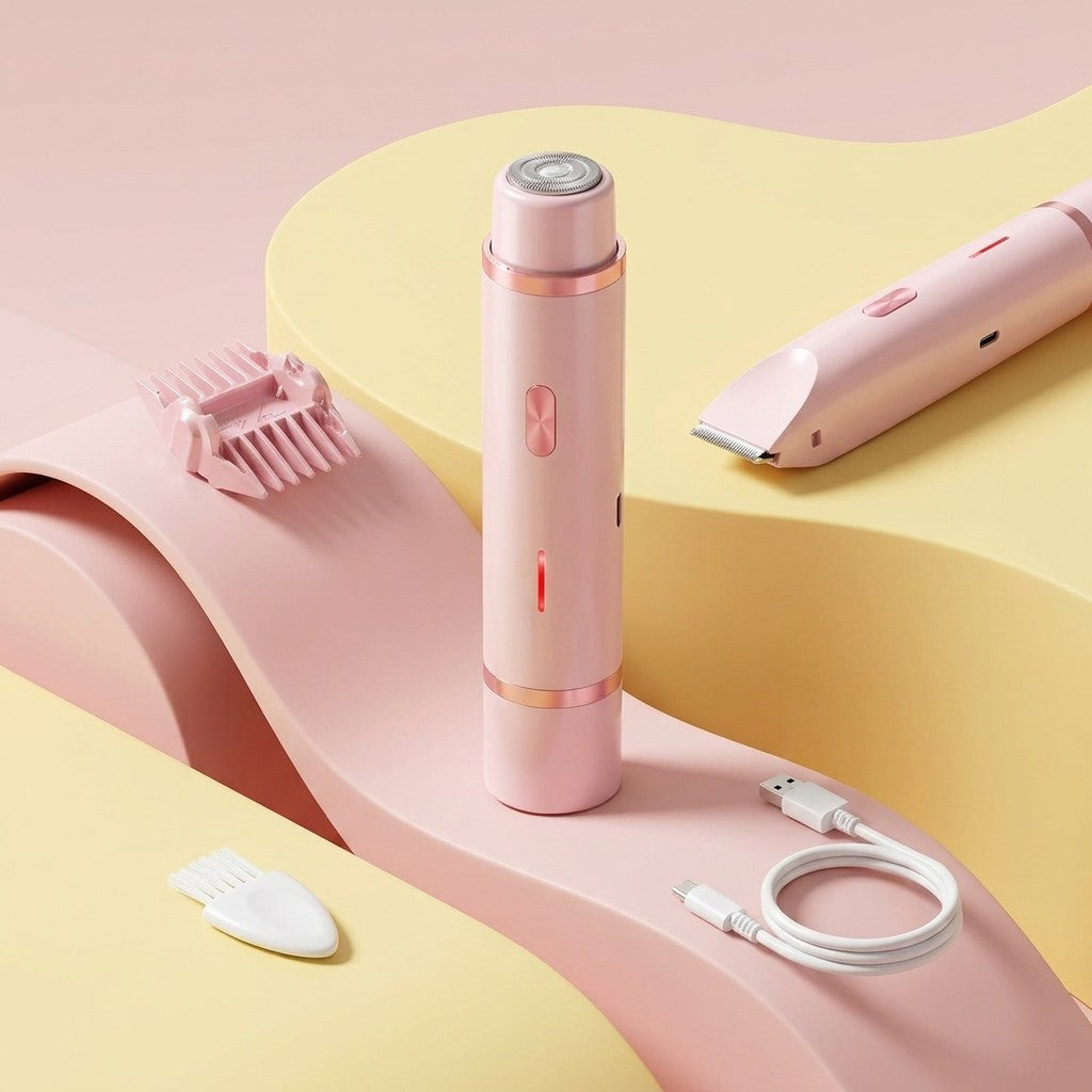 Dual-Head Electric Body Trimmer
